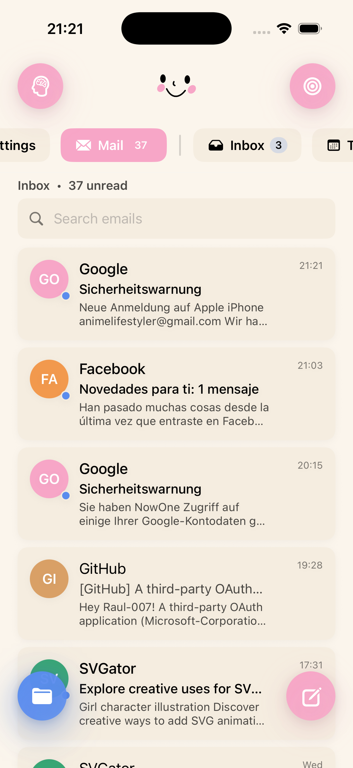 NowOne integrated email inbox for university students